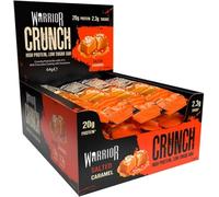 Warrior Supplements CRUNCH High Protein Bars 20g Protein Each (Pack of 12x 64g), Salted Caramel, 768 gram