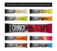 Warrior Crunch Protein Bars Variety Pack 12 x 64g - High Protein Snack