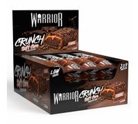 Warrior Crunch - High Protein Bars - 20g Protein Each Bar - Low Carb, Low Sugar Snack - 12 Pack x 64g (Fudge Brownie)