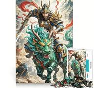 Warrior Dragon-like Creature 1000 Piece Jigsaws Creative Skill Toy Tight Lock No Loose Pieces Bonding Activity for Loved Ones (38x52cm)