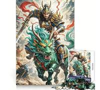 Warrior Dragon-like Creature Jigsaw 1000 Pieces for Teenagers Reasoning Skill Serene Escape Sharp Cut Thoughtful Gift (50x75cm)