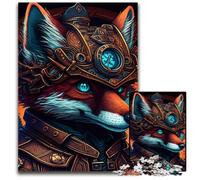 Warrior Fox 1000 Piece Jigsaw Puzzle Puzzles for Adults for Teenagers & Teens, Ideal Birthday 50x75CM/19.68x29.52inch