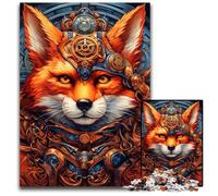 Warrior Fox 1000 Pieces Puzzle Gifts Impossible Jigsaw Puzzles for Adults Challenging Brain Teaser for Teenagers, Family Fun Interactive Game 50x75CM/19.68x29.52inch