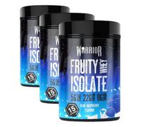 Warrior Fruity Whey Isolate - Clear Whey Protein Powder, 21g per Serving - Lean Muscle Growth Supplement - Light & Refreshing Post Workout Protein Shake, Low Sugar - 15 Servings (Blue Raspberry, 375g)