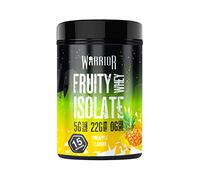 Warrior Fruity Whey Isolate - Clear Whey Protein Powder, 21g per Serving - Lean Muscle Growth Supplement - Light & Refreshing Post Workout Protein Shake, Low Sugar - 15 Servings (Pineapple, 375g)
