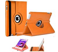 Warrior Gears 360-Degree iPad Air 3 Case, Protective iPad Air 3rd Generation Case / 360° Rotating Stand for iPad Air 3rd Generation, Lightweight iPad 10.5 Case with Back Protector, Orange