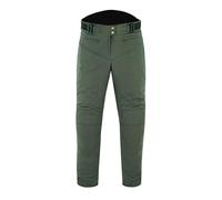 warrior gears Ladies 12 Oz Wax Cotton Motorcycle Trouser Casual Womens CE Protective Armoured Motorbike Waxed Pants, Fixed Waterproof and Mesh Lining Textile Trousers Outdoor, Military Green - 10