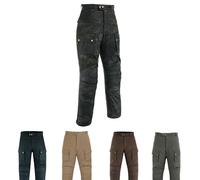 warrior gears Men's Waxed Cotton Motorcycle Trousers, Mens Motorbike Trousers, Waterproof Trouser for Outdoor, Armoured Biker Textile Winter Pants for Men (Camouflage, 36W / 31L)