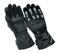 warrior gears Motorbike Leather Gloves for Men Winter Warm Motorcycle Glove Anti Slip, Windproof, Touch Screen, Water-Resistant, Lightweight Winter Warm Gloves for Bike (Black, S)