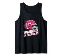 Warrior in Progress Breast Cancer Awareness Helmet Tank Top