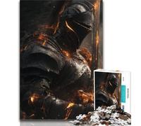 Warrior Knight Puzzles for Teenagers Teens 1000pc Puzzle,Help The Brain Exercise Addictive Toys to Cultivate Patience A Work of Art (38x26cm)