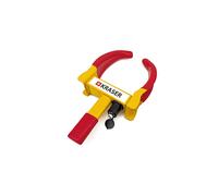 Warrior Kraser WA820 Wheel Clamp Theft Security, Universal, Adjustable Cars, Caravans, Trailers, PVC Protection, Anti-Drill Lock