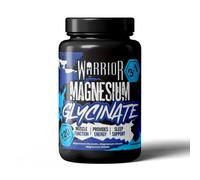 Warrior Magnesium Glycinate 3-in-1 Complex - 384mg High Strength Magnesium Supplement - 120 Vegan Capsules, High Absorption, UK Ma
