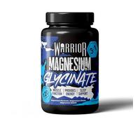 Warrior Magnesium Glycinate 3-in-1 Complex - High Strength Absorption Nutrition Supplement 384mg 120 Vegan Capsules, UK Made Cognitive Wellness and Enhances Sleep & Muscle Relaxation