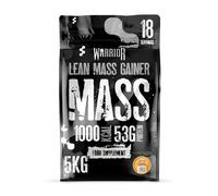 Warrior Mass Protein Powder - 5.04kg - Serious Mass Gainer - High Calorie, Weight Gain Supplement - 61g of Protein, 18 Servings, 1000+ Calories Shake, Supports Muscle Growth (Salted Caramel, 5kg)
