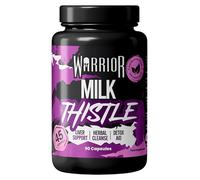 Warrior Milk Thistle Capsules 500mg 90 High Strength Liver Supplement | Milk Thistle Extract, 80% Silymarin, Liver Detox & Cleanse, Antioxidant, Immune Support, Vegan, High Strength, Gym Supplement