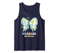 Warrior Not Worrier Butterfly Positive Vibes Women Inspire Tank Top