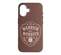 Warrior Not Worrier Fitness Motivation Gym Case for iPhone 16