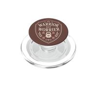 Warrior Not Worrier Fitness Motivation Gym PopSockets PopGrip for MagSafe