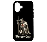 Warrior of Christ - Catholic Knight Templar Crusader Case for iPhone 16