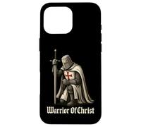 Warrior of Christ - Catholic Knight Templar Crusader Case for iPhone 16 Pro Max