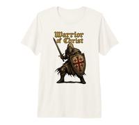 Warrior of Christ - Deus Vult! - Knights Templar Premium T-Shirt