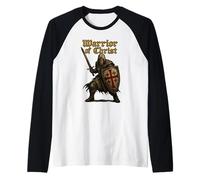Warrior of Christ - Deus Vult! - Knights Templar Raglan Baseball Tee