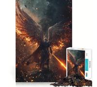 Warrior of Eden Jigsaw Puzzle 1000 Piece Creative Skill Toy Clean Cut Sturdy Components Travel-friendly Brain Game Gift (50x75cm)