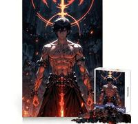 Warrior of Infernal Flames 1000 Piece Jigsaw Puzzles for Teenagers Jigsaw Mind Training Easy Enjoyment Laser Cut Lovely Gift (50x75cm)