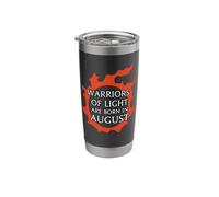 Warrior of Light are Born in August Birthday Present Stainless Steel Insulated Tumbler