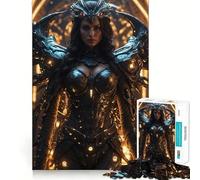 Warrior of The Future 1000 Piece Jigsaw Puzzles Mind Challenge Toy High Precision Die Cut Amusing Challenge for Waiting Time (50x75cm)