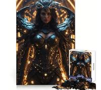 Warrior of The Future Jigsaw Puzzle for Teenagers 1000 Pieces Logical Think Tranquil Escape Seamless Lock Holiday Treat (38x52cm)
