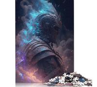 Warrior Of The Future Jigsaw Puzzles Puzzle for Adults Kids. 1000 Pieces Great Gifts Challenge Toy Educational Games Home Decoration for Adults& Kids Age 14 Years Up 1000pcs (75x50cm)