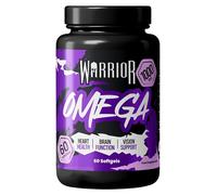 Warrior Omega Fish Oils 1000mg - 60 Softgel Capsules - Omega 3 Essential Fatty Acids Supplement - May Help Maintain: Healthy Skin, Hair, Teeth, Gums, Bones, Joints, and Immune System