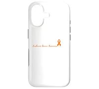 Warrior Orange Ribbon Leukemia Cancer Awareness Case for iPhone 17