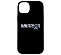 Warrior Parkinson's Disease Awareness Silver Ribbon Case for iPhone 14 Plus