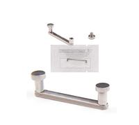 Warrior Piercing Sterile Titanium Clavicle Nail Clip Surface Piercing Flat Disc or Barbell 16G(1.2mm) With 3mm Disc(PTS-04)12