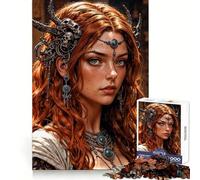Warrior Princess Adults 1000 Pieces Puzzle Reasoning Practice Easy Enjoyment Premium Edges Lovely Gift (38x26cm)