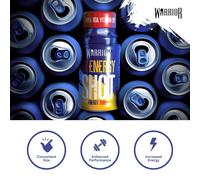 Warrior Rage Energy Shots Pre Workout Shot Drink 12 x 60ml RTD Fuel