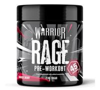 Warrior Rage - Pre-Workout Powder - 392g - Energy Drink Supplement with Vitamin C, Beta Alanine and Creatine Gluconate - 45 Servings (Charged Cherry)