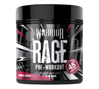 Warrior Rage - Pre-Workout Powder - 392g - Energy Drink Supplement with Vitamin C, Beta Alanine and Creatine Gluconate - 45 Servings (Charged Cherry)
