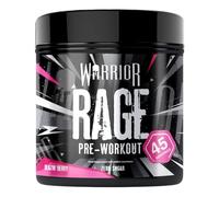 Warrior Rage - Pre-workout Powder - 392g - Energy Drink Supplement with Vitamin C, Beta Alanine and Creatine Gluconate - 45 Servings (Blazin' Berry)
