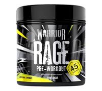 Warrior Rage Pre Workout Powder 392g (45 Servings) - 300mg Caffeine High Stim Energy Drink Supplement + Beta-Alanine, Creatine, BCAA, Taurine, Citrulline & Arginine AAKG for Muscle - Lightin' Lemonade