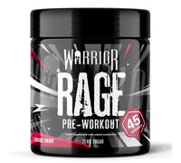 Warrior Rage Pre Workout Powder 392g (45 Servings) - 300mg Caffeine High Stim Energy Drink Supplement + Beta-Alanine, Creatine, BCAA, Taurine, Citru