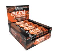 Warrior RAW Creatine Protein Bar, 20g High Protein Oat Flapjack With 3g Creatine, Low Sugar Protein Bar, Gym Snack For Muscle Growth & Recovery, Pre