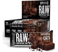 Warrior RAW High Protein Bars Low Sugar Flapjacks - 12x75g Bars Per Box