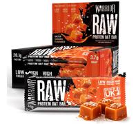 Warrior RAW Protein Bars 12 x 75g - 20g High Protein Bar, Low Sugar
