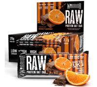 Warrior RAW Protein Bars 12 x 75g - 20g High Protein Bar, Low Sugar High Fibre O