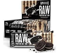 Warrior RAW Protein Bars 12 x 75g High Protein Oat Flapjack Snack