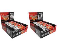 Warrior Raw Protein Bars - 12 x 75g High Protein Snack - High Fibre, Low Sugar - Ideal Meal Replacement or Healthy Nutrition Energy Snacks - Oat Bar Flapjacks - UK Made (Peanut Butter Cup) (Pack of 2)